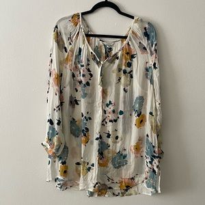Lucky Brand Floral Blouse